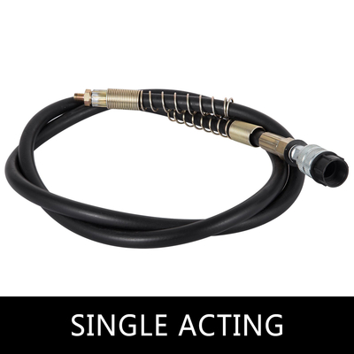 VEVOR 750W Electric Driven Hydraulic Pump Single Acting Valve Control 10152 PSI, Electric Hydraulic Pump Power Pack 1 Stage Single Acting 220V 10K PSI 488in3 Cap