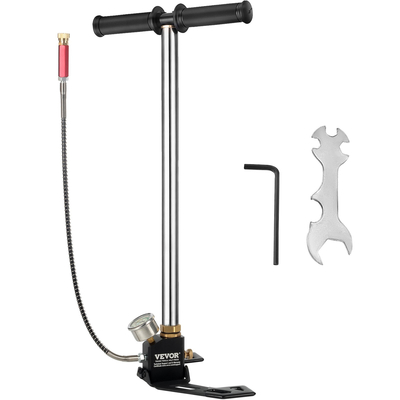 VEVOR 4500 PSI Αντλία πλήρωσης αερίου αέρα 3 σταδίων PCP φόρτισης αναβολέας Αντλία αέρα PCP Υψηλής πίεσης Έξοδος για κύλινδρο οδήγησης αέρα και κύλινδρο PCP, για εξωτερικό αθλητισμό και κυνήγι