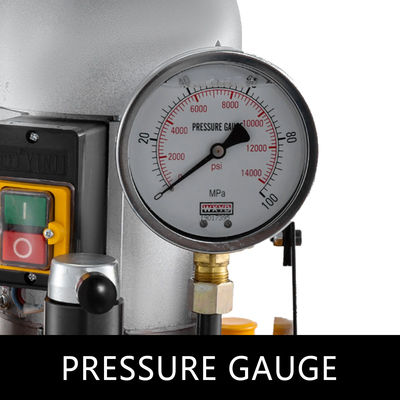 VEVOR Electric Driven Hydraulic Pump 750W Manual Valve 10152 PSI, Electric Driven Hydraulic Pump Double Acting High Rotating Speed ​​8L Αποθήκευση λαδιού