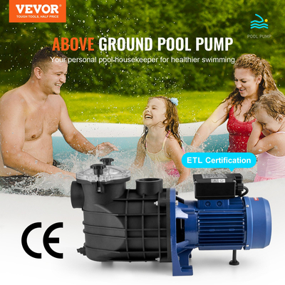 VEVOR Swimming Pool Pump 2,5HP 120GPM Max Flow Filter Pump μονής ταχύτητας 220V 2850RPM 50ft Max Head Pool Pump με καλάθι φίλτρου για πισίνες πάνω από το έδαφος Υδρομασάζ Spas