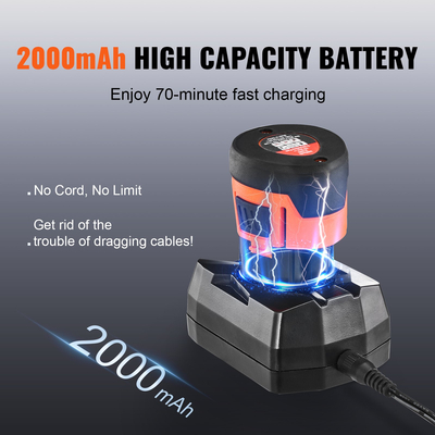 VEVOR Pipe Cleaner Μηχανή καθαρισμού σωλήνων Συσκευή καθαρισμού σωλήνων 8m 12V φ19-50mm