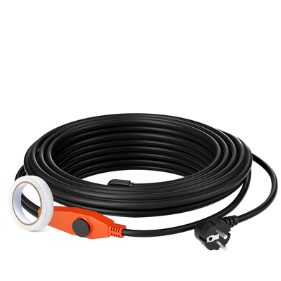 Καλώδιο θέρμανσης σωλήνα VEVOR 9m 23W/m Θερμική ταινία για σωλήνες με ενσωματωμένο θερμοστάτη