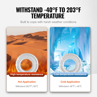 Σωλήνας VEVOR PEX-AL-PEX, 82 πόδια, 5/8&#039;&#039; Διάμετρος Σωλήνας Αλουμινίου-Πλαστικού Σύνθετου Οξυγόνου Φράγμα ακτινοβόλησης δαπέδου PEX Σωλήνας, 0,08&#039;&#039; Πάχος Radiant Heat Floor Plumbing 25M Εσωτερικό στρώμα αλουμινίου PEX Tubing Pipe