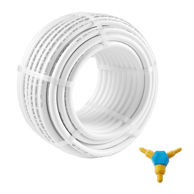 Σωλήνας VEVOR PEX-AL-PEX, 82 πόδια, 5/8&#039;&#039; Διάμετρος Σωλήνας Αλουμινίου-Πλαστικού Σύνθετου Οξυγόνου Φράγμα ακτινοβόλησης δαπέδου PEX Σωλήνας, 0,08&#039;&#039; Πάχος Radiant Heat Floor Plumbing 25M Εσωτερικό στρώμα αλουμινίου PEX Tubing Pipe
