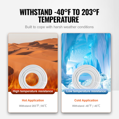 Σωλήνας VEVOR PEX-AL-PEX, 164 πόδια, διάμετρος 0,79&#039;&#039; Σύνθετος σωλήνας Αλουμινίου-Πλαστικού Οξυγόνου Φράγμα ακτινοβόλησης δαπέδου PEX, 0,08&#039;&#039; Πάχος ακτινοβόλος θερμότητας δαπέδου υδραυλικά Εσωτερικό στρώμα αλουμινίου Σωλήνας PEX