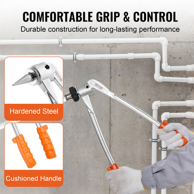 Εγχειρίδιο VEVOR Pipe Expander PEX Tubing Expander 3 Expander Heads 1/2