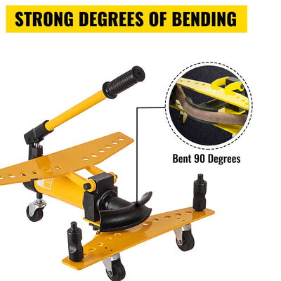 Μηχάνημα κάμψης σωλήνων VEVOR Χειροκίνητο μηχάνημα κάμψης σωλήνων υδραυλικών 10 τόννων Χειροκίνητο μηχάνημα κάμψης σωλήνων 1/4&quot;-1&quot; Διάμετρος 6 μήτρες για θέρμανση και κατασκευή σωληνώσεων