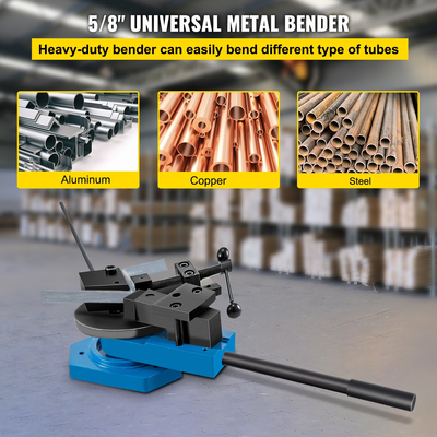 VEVOR SBG-40 Metal Scroll Bender Bender High-Hardened Steel Scroll Bender Συνδυασμός κύλισης ακτίνας και γωνίας κάμψης Universal Metal Rod Bender for Steel Brass Cooper Aluminium