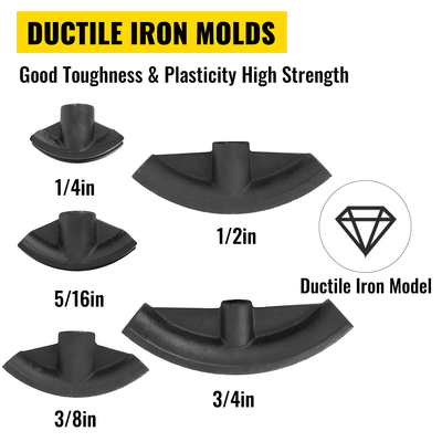 VEVOR Manual Pipe Bender Plumbers Tool 16T, Pipe Bending Machine 1/2-2 Inch, Pipe Bending Pipe Bending Machine ?22mm-?60mm, Bender Tube Bender Machine Tube Bender for Heating and Piping Construction