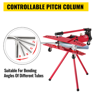 VEVOR Manual Pipe Bender Plumbers Tool 16T, Pipe Bending Machine 1/2-2 Inch, Pipe Bending Pipe Bending Machine ?22mm-?60mm, Bender Tube Bender Machine Tube Bender for Heating and Piping Construction
