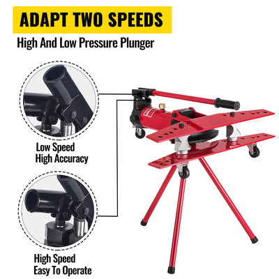 VEVOR Manual Pipe Bender Plumbers Tool 16T, Pipe Bending Machine 1/2-2 Inch, Pipe Bending Pipe Bending Machine ?22mm-?60mm, Bender Tube Bender Machine Tube Bender for Heating and Piping Construction