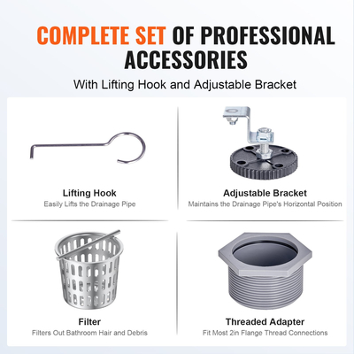 VEVOR 914mm Γραμμική αποστράγγιση ντουζιέρας με κάλυμμα με ένθετο πλακιδίων, Βουρτσισμένο 304 Ανοξείδωτο ατσάλι ορθογώνιο αποστράγγιση δαπέδου ντους, Γραμμική αποστράγγιση με ισοπεδωτικά πόδια, φίλτρο μαλλιών Ασημί