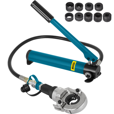 VEVOR 6T Hydraulic Crimping Tool V12-28mm TH16-32mm Πένσα πρέσας, Πένσα σύσφιξης σωλήνων σε σχήμα V/TH, Πένσα χειρός κεφαλής 360° με σιαγόνες PE-X Εργαλείο σύσφιξης για σύνθετους σωλήνες PEX PE-X PB