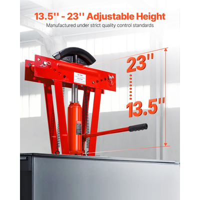 VEVOR Hydraulic Pipe Bender, 12 Ton Manual Pipe Bending Tool with 6 Die