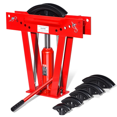 VEVOR Hydraulic Pipe Bender, 12 Ton Manual Pipe Bending Tool with 6 Die