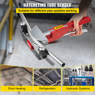 VEVOR Copper Pipe Bender HVAC Refrigeration Ratcheting Tube Bender 1/4&quot; έως 7/8