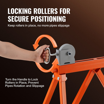 Βάση σωλήνων VEVOR με κεφαλή κυλίνδρου 2500 LBS φορτίο για σωλήνες 2-36 ιντσών 45# Steel