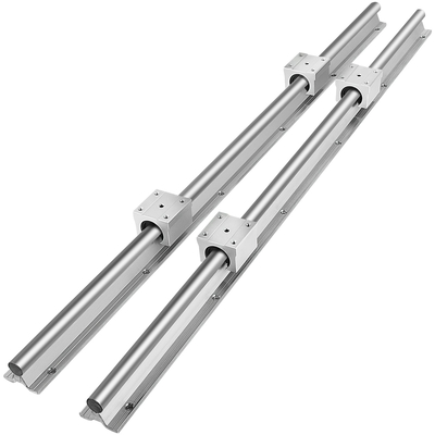 VEVOR Linear Rail Guide 2X SBR16-600 mm Linear Slide Rail + 4 SBR16UU Block για αυτοματοποιημένα μηχανήματα και εξοπλισμό