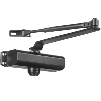 VEVOR Door Closer, Automatic Door Closer Εμπορική ή οικιακή χρήση για βάρη πόρτας 85 kg, ρυθμιζόμενο μέγεθος Hydraulic buffer Door Closers Heavy Duty Χυτό σώμα από αλουμίνιο, Εύκολη εγκατάσταση, Μαύρο