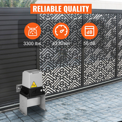 Αισθητήρας υπερύθρων χειριστή VEVOR 3300lbs Automatic Sliding Gate Opener Driveway