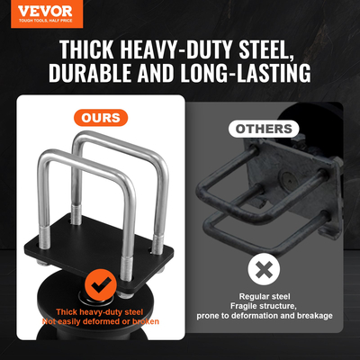 Κιτ συρόμενης πύλης VEVOR με αυλάκι σε σχήμα H 4 τροχούς τροχιάς για πρόβολο