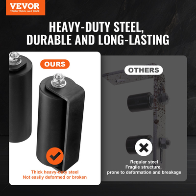 Βάση στήριξης τύπου C VEVOR Sliding Gate Kit 6&quot; Rolling Hardware για Connect Tracks