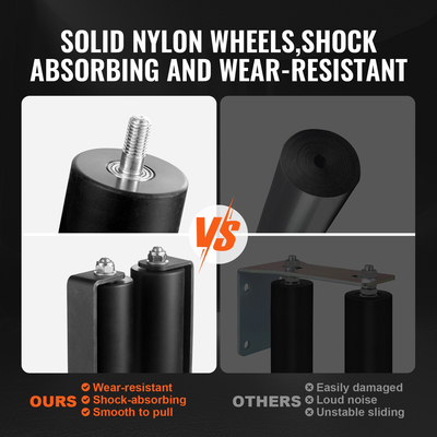 Βάση στήριξης τύπου C VEVOR Sliding Gate Kit 6&quot; Rolling Hardware για Connect Tracks