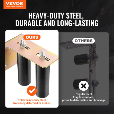 VEVOR Sliding Gate Kit 6&quot; Rolling Hardware με L-Bracket ρυθμιζόμενο για πόρτα