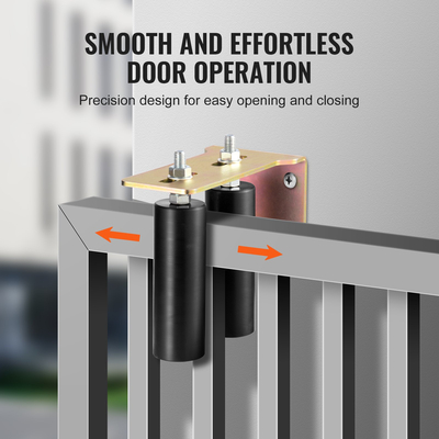 VEVOR Sliding Gate Kit 6&quot; Rolling Hardware με L-Bracket ρυθμιζόμενο για πόρτα