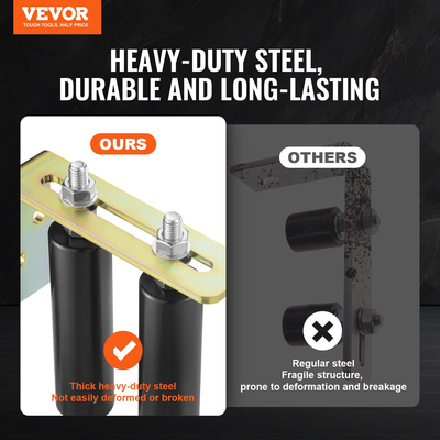 Σετ κυλιόμενου υλικού VEVOR Sliding Gate 6&quot; με βραχίονα L