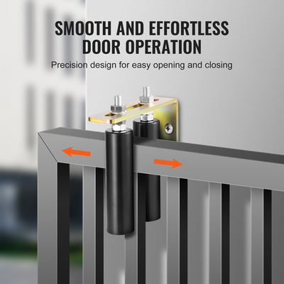 Σετ κυλιόμενου υλικού VEVOR Sliding Gate 6&quot; με βραχίονα L