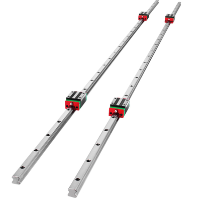 VEVOR 2X 15-1500mm Linear Guideway Rail with 4Pcs Pillow Block Carriage Bearing Block for 15mm Slotted Block Linear Rail Routers Σετ CNC