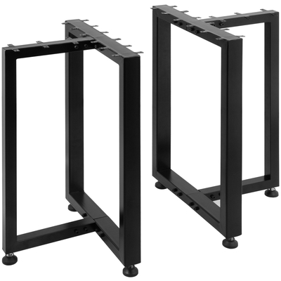 VEVOR 2PCS Μεταλλικά πόδια τραπεζιού, Πόδια τραπεζαρίας σε σχήμα T Ύψος 16&quot; Πόδια γραφείου Πόδια πάγκου Πόδια τραπεζιού DIY Πόδια τραπεζιού σαλονιού DIY, χωρητικότητα φόρτωσης 1763 λίβρες, Ατσάλινα πόδια τραπεζιού για γραφείο κουζίνας