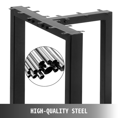 VEVOR 2PCS Μεταλλικά πόδια τραπεζιού, Πόδια τραπεζαρίας σε σχήμα T Ύψος 16&quot; Πόδια γραφείου Πόδια πάγκου Πόδια τραπεζιού DIY Πόδια τραπεζιού σαλονιού DIY, χωρητικότητα φόρτωσης 1763 λίβρες, Ατσάλινα πόδια τραπεζιού για γραφείο κουζίνας