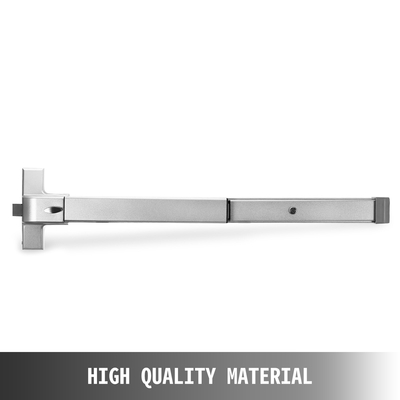 VEVOR Μπάρα ώθησης Μπάρα πανικού εξόδου συσκευής λαβή/συναγερμός Εμπορική ράβδος εξόδου έκτακτης ανάγκης Συσκευή εξόδου πανικού για ξύλινη μεταλλική πόρτα πανικού ράβδου εξόδου Μεταλλικά μάνδαλα με εξωτερικό μοχλό με πόμολο πόρτας