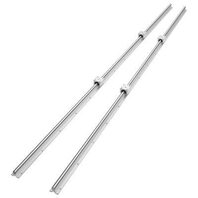 VEVOR Linear Guide Rail Set, SBR20 1800mm, 2 PCS 70,9 in/1800 mm SBR20 Guide Rails και 4 PCS SBR20UU Slide Blocks, Linear Rails and Bearings for Automated Machines DIY Project CNC Router Machines