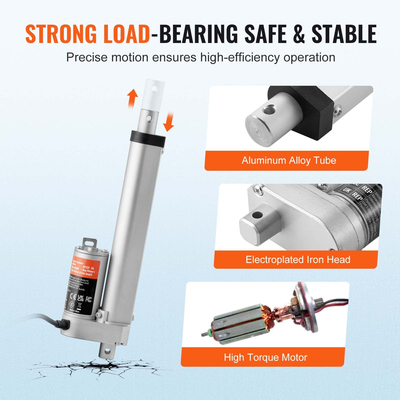 VEVOR Linear Actuator 12V 6Inch 0,55&quot;/s High Speed ​​220lbs/1000N IP54 Protection