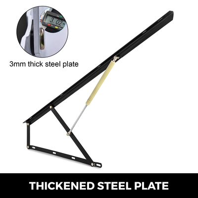 VEVOR 1 Pair 4FT πνευματικός ανελκυστήρας κρεβατιού αποθήκευσης 48&quot; Κιτ υδραυλικών μηχανισμών ανύψωσης κρεβατιού βαρέως τύπου Κιτ αποθήκευσης κρεβατιού αερίου με ελατήριο για κουτί Καναπές-κρεβάτι Ανύψωση αερίου Κρεβάτι αποθήκευσης