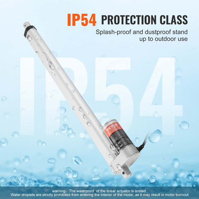 VEVOR Linear Actuator 12V 18 Inch High Load 330lbs/1500N 0,19&quot;/s IP54 Protection