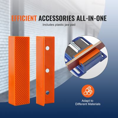 Μέγγενη πρέσας τρυπανιού VEVOR, Μέγγενη πάγκου βαρέως τύπου 4 ιντσών, μέγγενη πρέσας τρυπανιού χαμηλού προφίλ, πλάτος σιαγόνας 6,6 ιντσών, άνοιγμα σιαγόνας 4,33, μέγγενη για τρυπάνι, μύλος, ξυλουργική, συντήρηση μηχανημάτων