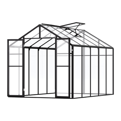 VEVOR Polycarbonate Θερμοκήπιο 8 x 10 Ft Υπαίθριο περίπατο Θερμοκήπιο για Κήπο