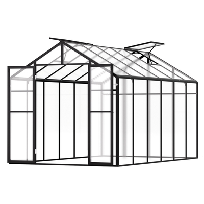 VEVOR Polycarbonate Θερμοκήπιο 8 x 12 Ft Υπαίθρια βόλτα σε θερμοκήπιο για κήπο