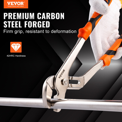 Σετ πένσες άρθρωσης VEVOR Groove, 3 τεμαχίων 12/10/8 ιντσών, πένσες αντλίας νερού από χάλυβα υψηλής περιεκτικότητας σε άνθρακα με θερμική επεξεργασία, πένσες γρήγορης ρύθμισης με κουμπί για επισκευή σπιτιού, λαβή, παξιμάδια, μπουλόνια, σωλήνες, εξαρτήματα