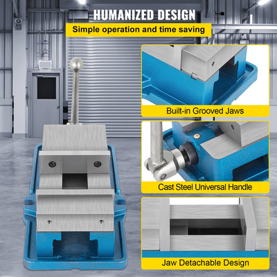 VEVOR Μη περιστρεφόμενη μέγγενη κλειδώματος φρεζαρίσματος Σφιγκτήρας πάγκου ακριβείας 4 ιντσών Σφιγκτήρας τρυπανιού πλάτους 100 mm Άνοιγμα σιαγόνας 4 ιντσών για φινίρισμα μηχανών φρεζαρίσματος Μηχανές διάτρησης Ανταλλακτικά ακριβείας