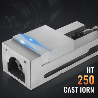 Μέγγενη σφιγκτήρα πάγκου Μέγγενη σύσφιξης υψηλής ακρίβειας 6 ιντσών πλάτος σιαγόνας Μέγγενη σταθερή σιαγόνα