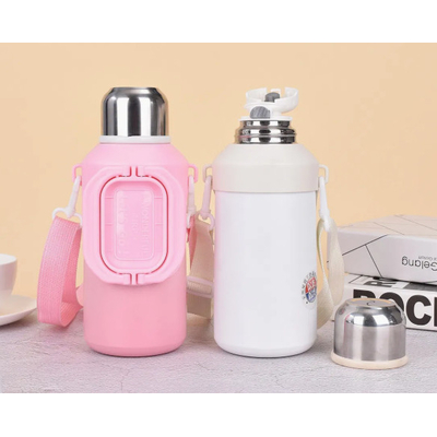 Φορητό παγούρι-θερμός με χειρολαβή - 1000ml - 219484 - Pink