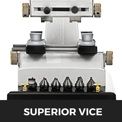 VEVOR Πάγκος ρολόι ανοιχτήρι 5700 Ανοιχτήρι θήκης ρολογιού με βιδωτό στυλ Oyster Ανοιχτήρι και θήκη κλειστής θήκης πίσω πρέσα Αξεσουάρ ωρολογοποιός για κατασκευή και επισκευή ρολογιών