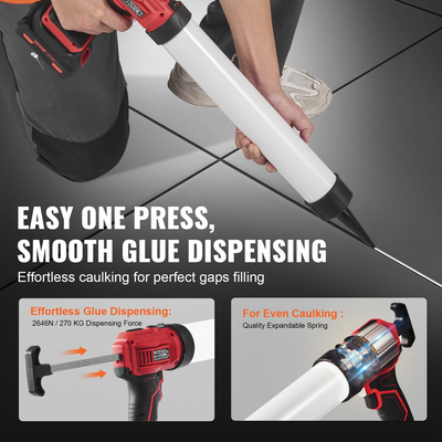 VEVOR 20V Cordless Electric Caulking Gun 20oz/600ml με 4 ρυθμιζόμενες ταχύτητες
