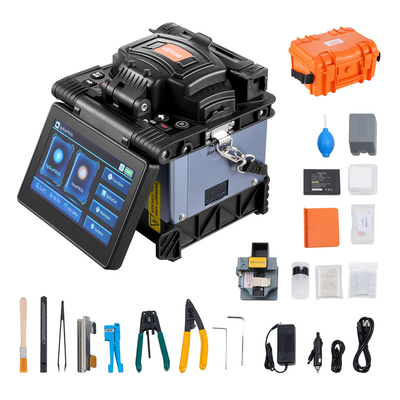 VEVOR Fiber Fusion Splicer 6 Motors Core Alignment 6s Splicing Οθόνη αφής 5