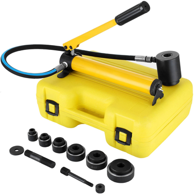 VEVOR 6 Die 10 Ton Hydraulic Knockout Punch 1/2&quot; έως 2&quot; Hand Tool Cutter Driver Kit, Σετ τρυπών κοπής εργαλείων πριονιού ηλεκτρικό μεταλλικό τρυπάνι
